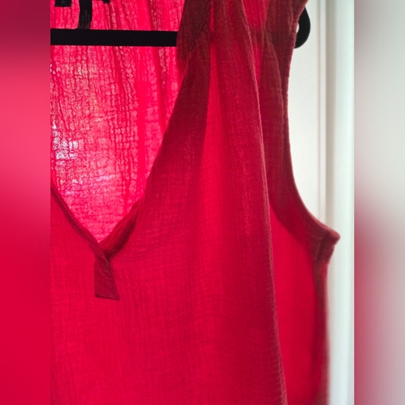 Dkny Jeans Hot Pink Womens Sleeveless Top- XLarge - Picture 7 of 7